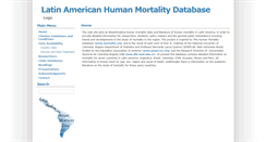 Desktop Screenshot of lamortalidad.org